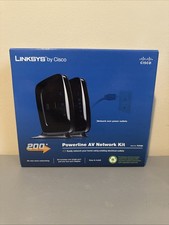 Cisco Linksys PLK300 200Mbps Powerline AV Network Kit - NIB- SEALED picture
