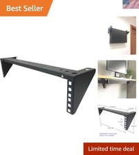 Elegant 2U Vertical Steel Rack - Wall Mount Bracket for 19