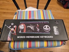 The Nightmare Before Christmas Wired Membrane Keyboard  NEW By Geeknet Usb picture