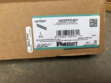 Panduit NetKey NK6PPG48Y Cat6 48-Port 2U Punchdown RJ45 Patch Panel NO HARDWARE picture
