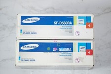 2 New OEM Samsung SF560R, 565PR  Black Toner Cartridge SF-D560RA (SFD560RA) picture
