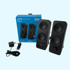 Logitech Z207 2.0 Stereo Computer Speakers with Bluetooth Black #UG5360 picture