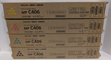 Ricoh Genuine Toner Set MP C406 - CMYK 842091, 842092, 842093, 842094 picture