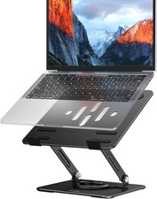 Laptop Stand with Adjustable Height, 360 Degree Rotating Base, Ergonomic picture