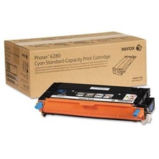 New Genuine Xerox 106R01388 Cyan Toner Cartridge 6280 Out of Box and Bag picture