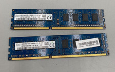 Lot Of 2 SK Hynix RAM Memory 4GB Each (2x4GB = 8GB) PC3 DDR3 12800MHz Blue Big B picture
