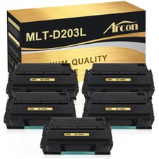 5 PK MLTD-203L 203L Toner for Samsung ProXpress M3870FW M3320ND M4020ND M3370FD picture