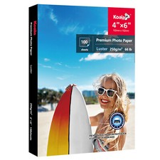 100 Sheets Koala Premium Photo Paper 4x6 Luster 66lb Inkjet Printer Semi-gloss picture