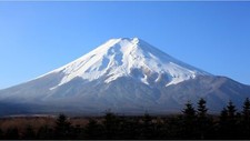 Landscape mount fuji japan mountains volcano nature Custom Gaming Mat Desk picture