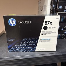 Genuine OEM HP 87X CF287X Black High Yield Toner Cartridge New Open Box picture