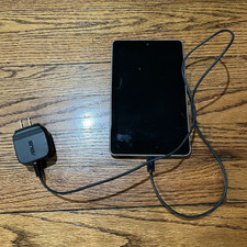 ASUS Google Nexus 7 7in 16GB Wi-Fi Tablet Black ME370T w/ Wall Charger picture