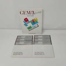 Digital Research GEM 3 Desktop Release 3.0 Floppy Disks 5.25