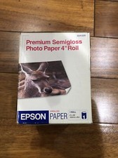 Epson S041329 4in Roll Premium Semigloss Photo Paper, 4