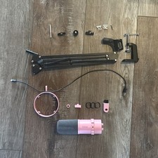FIFINE K688 Amplitank Dynamic Microphone Pink  USB / XLR with Boom Arm picture