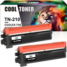 2 X TN-210 Black Toner for Brother HL-3040CN HL-3045CN HL-3070CW HL-3075CW TN210 picture