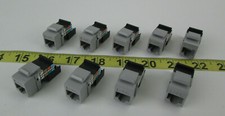 Lot of 9 New NOS Leviton CAT5 Jack Modules SKU W1 picture