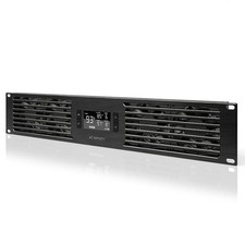 AC Infinity CLOUDPLATE T7-N, Rack Mount Fan Panel 2U, Intake Black picture
