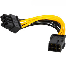 6-pin to 8-pin PCI Express Power Converter Cable GPU Video Card PCIE PCI-E 18AWG picture