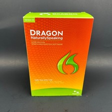 Nuance Dragon NaturallySpeaking Home Version 12 Speech Recognition Software Box picture