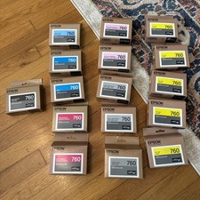 Lot Of 18 Genuine Epson 760 Ink Cartridge Mixed Colors  Date: All 2018 picture
