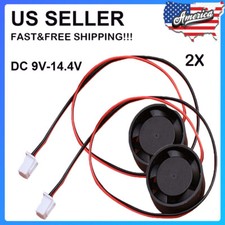 2x DC 12V Mini 2510 Brushless DC Cooling Fan 800RPM Quiet Large Air Volume Fan s picture