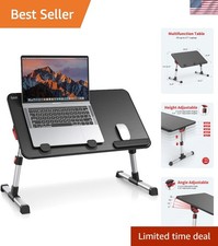 Laptop Desk Table, Adjustable Laptop Stand, Portable Lap Desks with Foldable ... picture