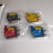 4pk LC401XL H-Yield Ink Cartridges for Brother MFC-J1010DW MFC-J1012DW J1170DW picture
