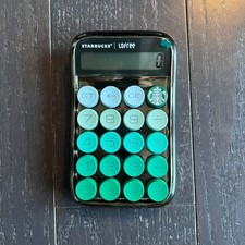 Lofree x Starbucks 2024 China Limited Edition Retro Typewriter Calculator Green picture