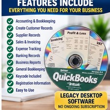 QuickBooks Accounting Software Windows Book Keeping No Subscription picture