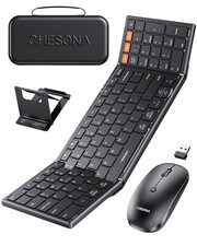 Foldable Keyboard and Combo - Ultra Slim 600g with 2.4G+Dual Bluetooth Compac... picture