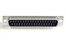 Male DB37 DB 37 DB-37 Solder Cup Type Connector Adapter Serial Style 37 Pin picture