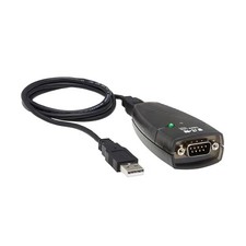 USB to Serial Adapter, PC Mac, USB-A to DB9 RS232 Male, 3 Ft Cable picture