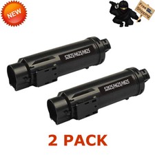 2 PK S2825 2825 BLACK Toner Cartridge For Dell H825 S2825cdn H625 H625cd H825cdw picture