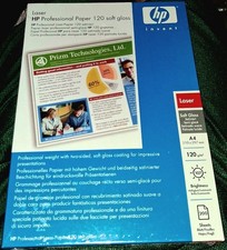 HP Laser Professional Paper 120 Soft Gloss A4 107 8.5x11 Q6542A 200 Sheets New picture