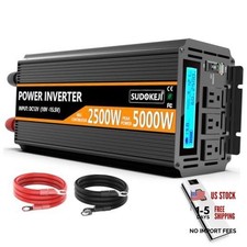 2500W Power Inverter 12V DC to AC 110V/120V (Peak) 5000W Converter 3 2500W-DA picture