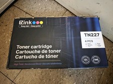 EZink TN227 Toner Cartridge 4-Pack – Black/Cyan/Magenta/Yellow – New in Open Box picture
