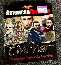 American Heritage - The Civil War (CD-Rom, 1995, 2 CDs) Multimedia Windows picture