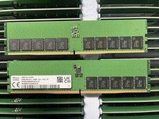 SK hynix 32GB*2=64g 2Rx8 DDR5 EC4 UDIMM PC5-4800B-EE0-1010-XT RAM. picture