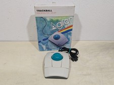 ​Agiler HQXATB3200 Trackball Mouse 3 Button DB9 Serial VTG 200 DPI Tested Box picture