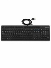 AmazonBasics Matte Black Wired Keyboard Model MD-005 picture
