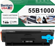 55B1000 Black Toner Cartridge High Yield Replacement for Lexmark 55B1000 Toner C picture