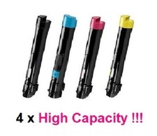 4 x Toner for Dell 7130 7130dn 7130cdn / 3GDT0 FRPPK 7FY16 J5YD2 HC Cartridges picture
