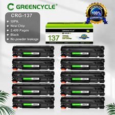 10PK CRG137 Canon 137 Black Toner Cartridge MF232w MF244dw MF247dw 9435B001AA picture