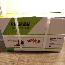 Set of 2-Premium Toner Cartridge AN-H0505X  -  Black picture
