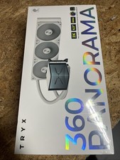 TRYX PANORAMA 360 White 360mm AIO 6.67'' AMOLED Curved Screen 3D Anamorphic picture