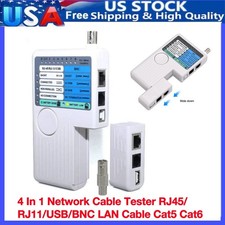 4 In 1 Multi Function Network Cable Tester RJ45/RJ11/USB/BNC LAN Cable Cat5 Cat6 picture