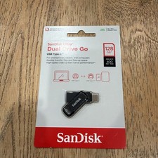BRAND NEW SEALED Sandisk Ultra Dual 128GB Drive Go USB Type-C Flash Drive picture