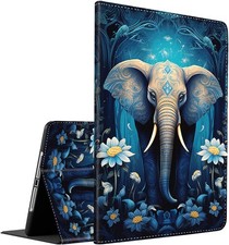 Case for iPad Mini 5/4, Multi-Angle Smart Stand Cover, Auto Sleep/Wake, Blue Flo picture