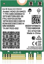 Genuine Intel AX210 WiFi6E Wireless Card Tri-Band 5400Mbps Network Adapter BT5.3 picture
