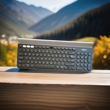 Logitech K780 Standard Keyboard Easy-Switch Black QWERTY English picture